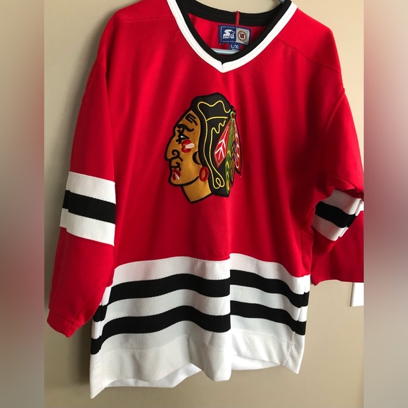 STARTER Other - CHICAGO BLACKHAWKS Starter Jersey Size L/XL